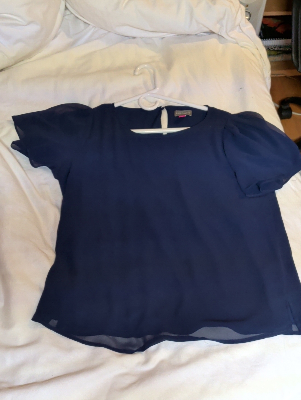 Navy Blouse - Vince Camuto
